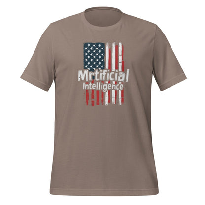 Murica Mrtificial Intelligence T-Shirt (unisex) - Pebble - AI Store