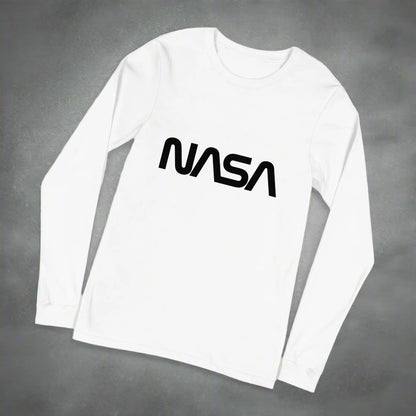 NASA Black Meatball Logo Long Sleeve T-Shirt (unisex)