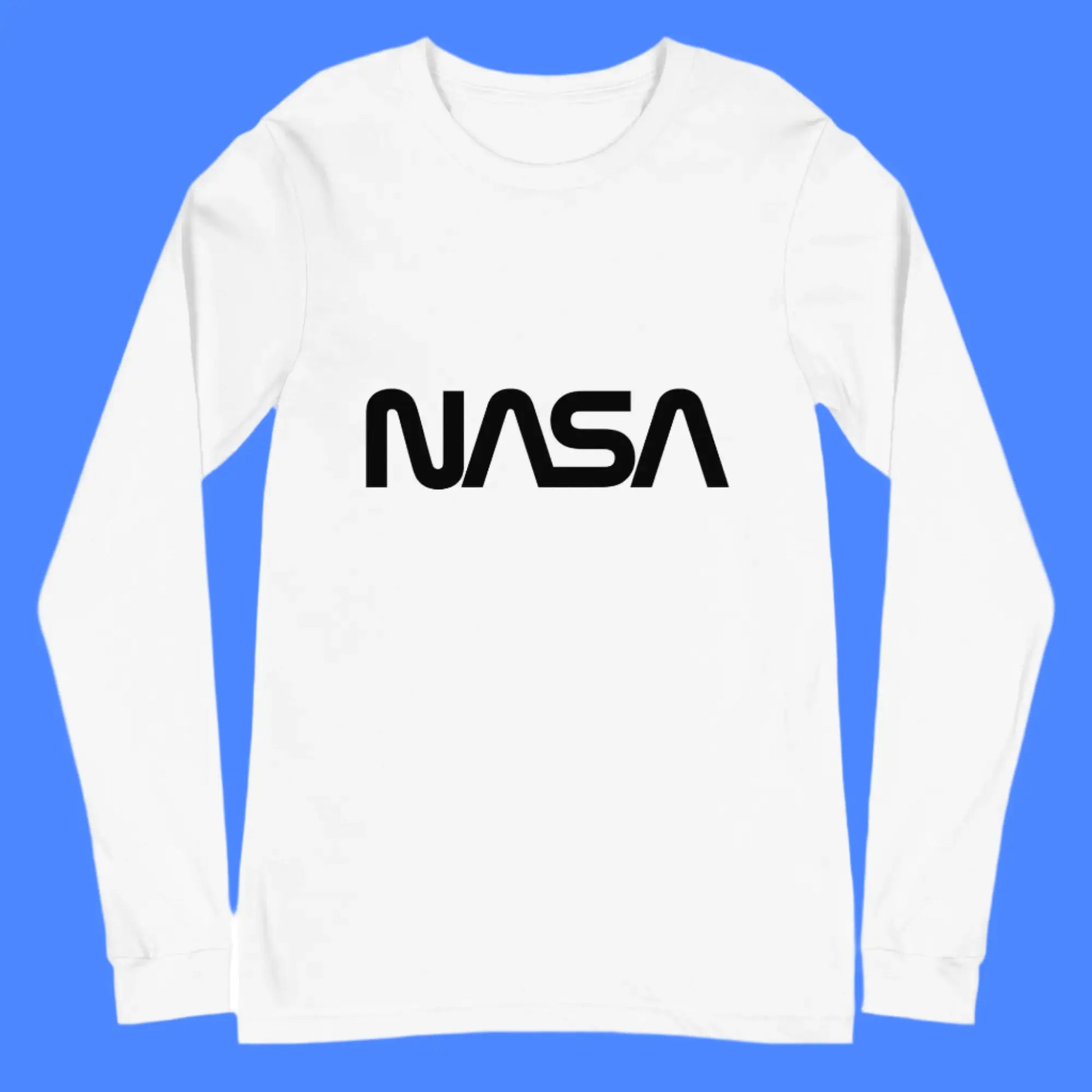 NASA Black Meatball Logo Long Sleeve T-Shirt (unisex)