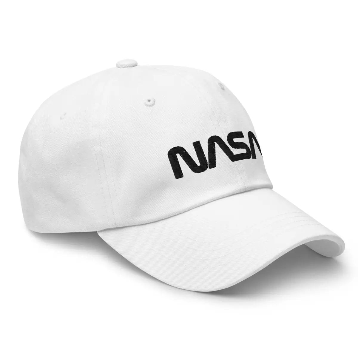 The Nasa Black Worm Logo Cap.