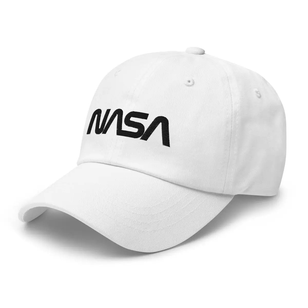 The Nasa Black Worm Logo Cap.