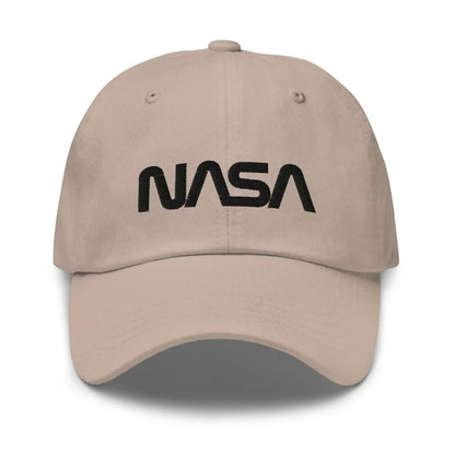 The Nasa Black Worm Logo Cap Stone.