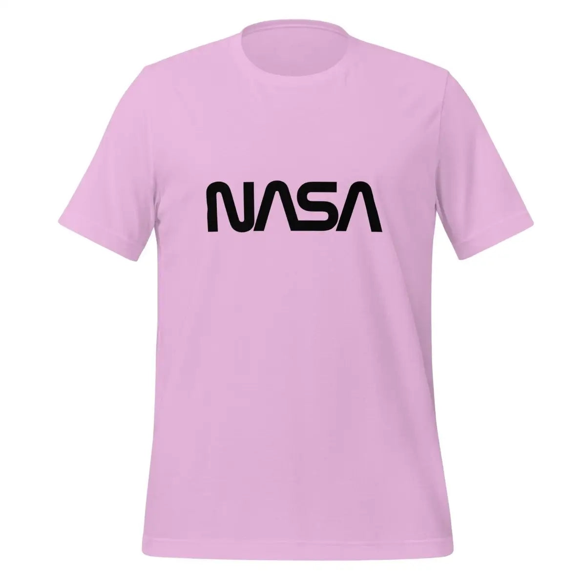 NASA Black Worm Logo T-Shirt (unisex) - Lilac / M