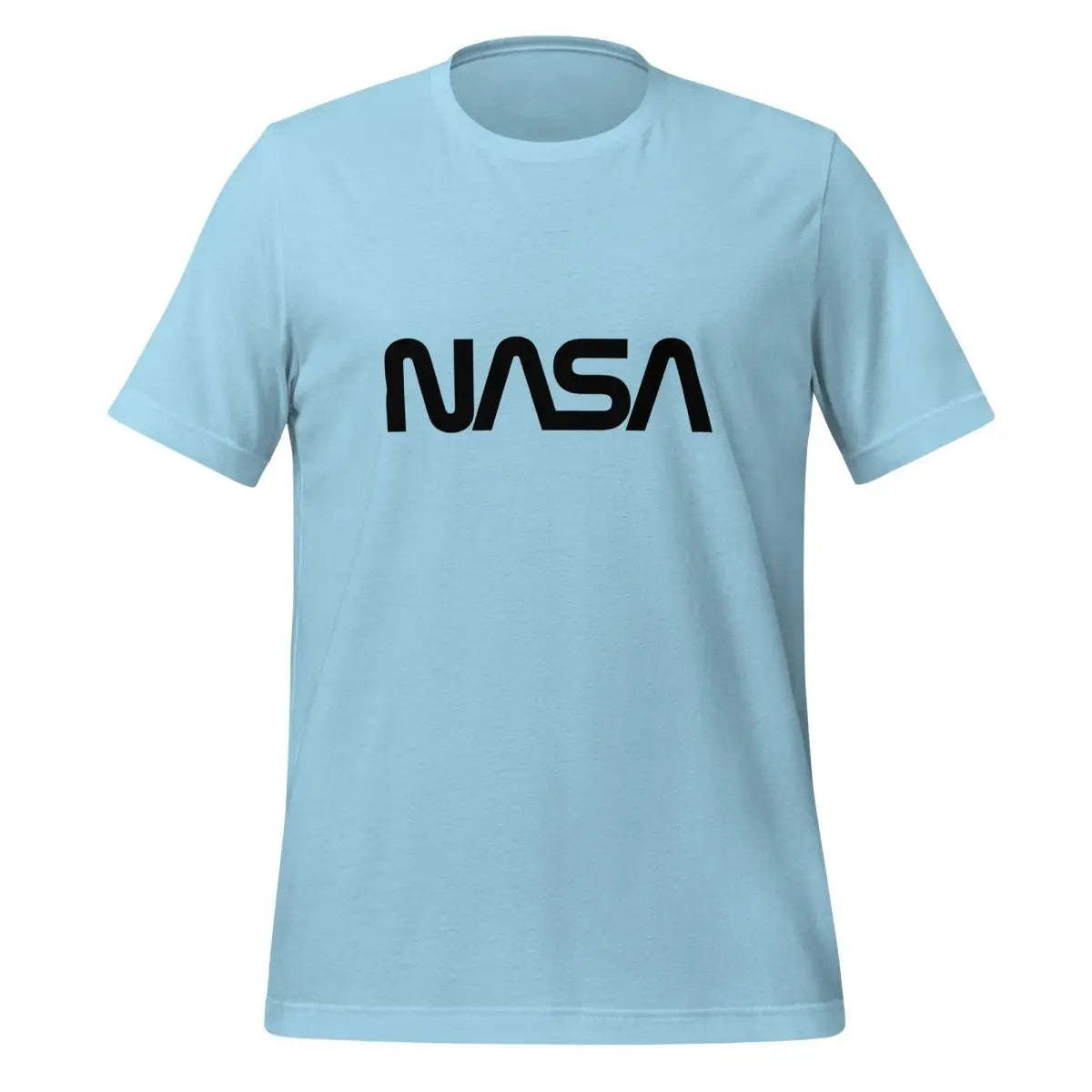 NASA Black Worm Logo T-Shirt (unisex) - Ocean Blue / M