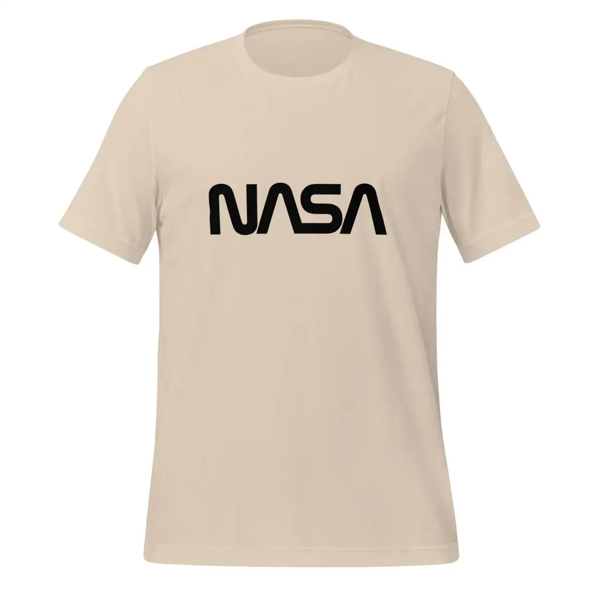 NASA Black Worm Logo T-Shirt (unisex) - Soft Cream / M