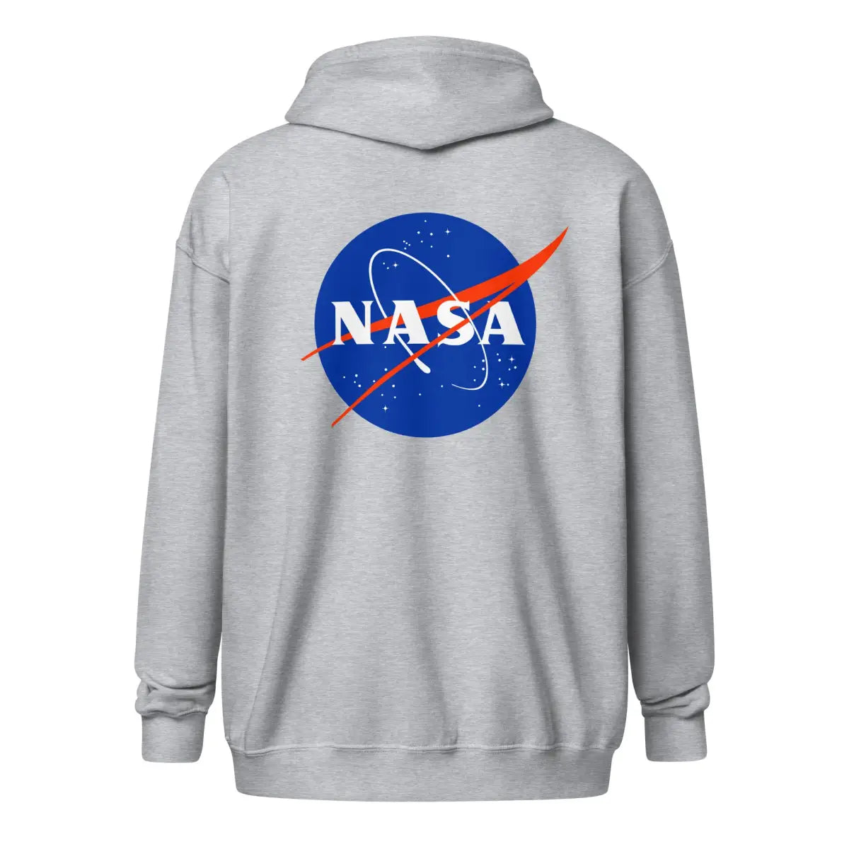 NASA Logos Front and Back Zip Hoodie (unisex)