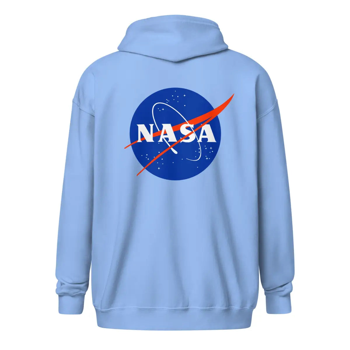 NASA Logos Front and Back Zip Hoodie (unisex)