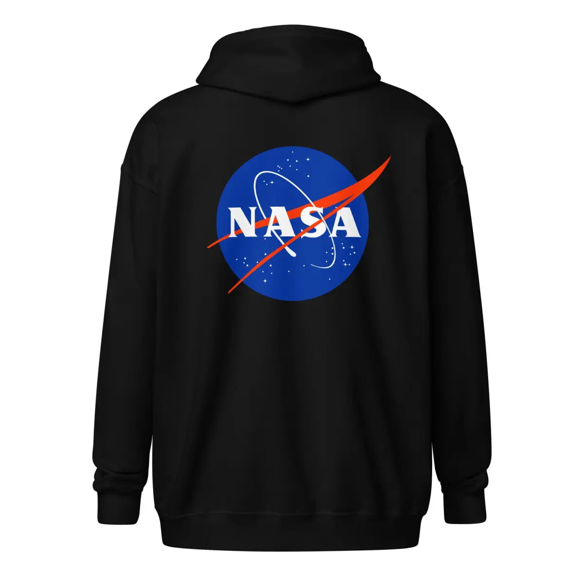 NASA Logos Front and Back Zip Hoodie (unisex)