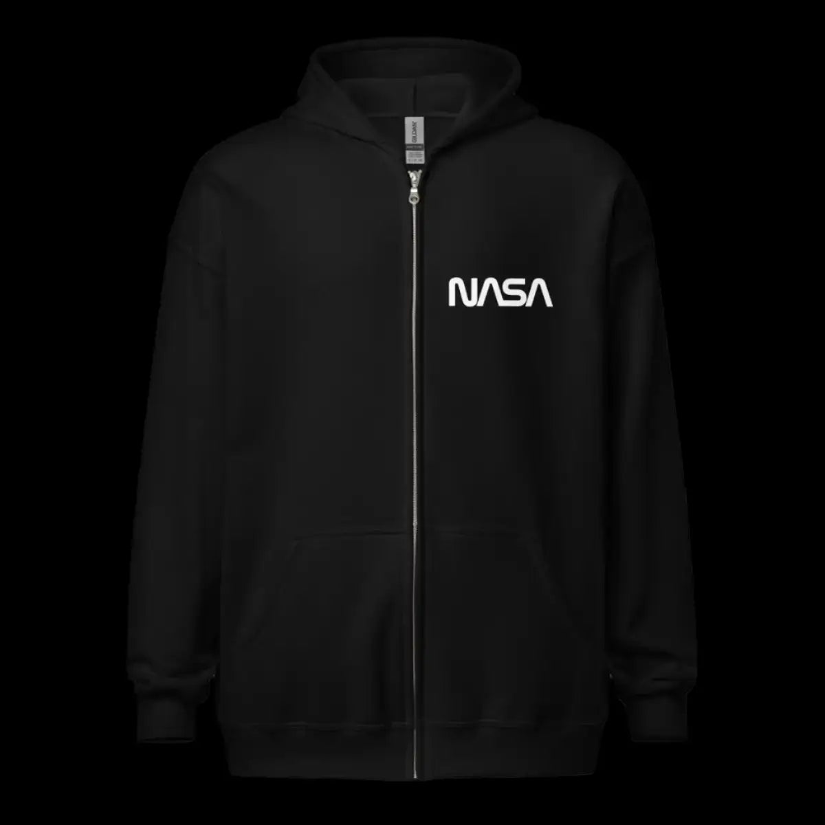 NASA Logos Front and Back Zip Hoodie (unisex)