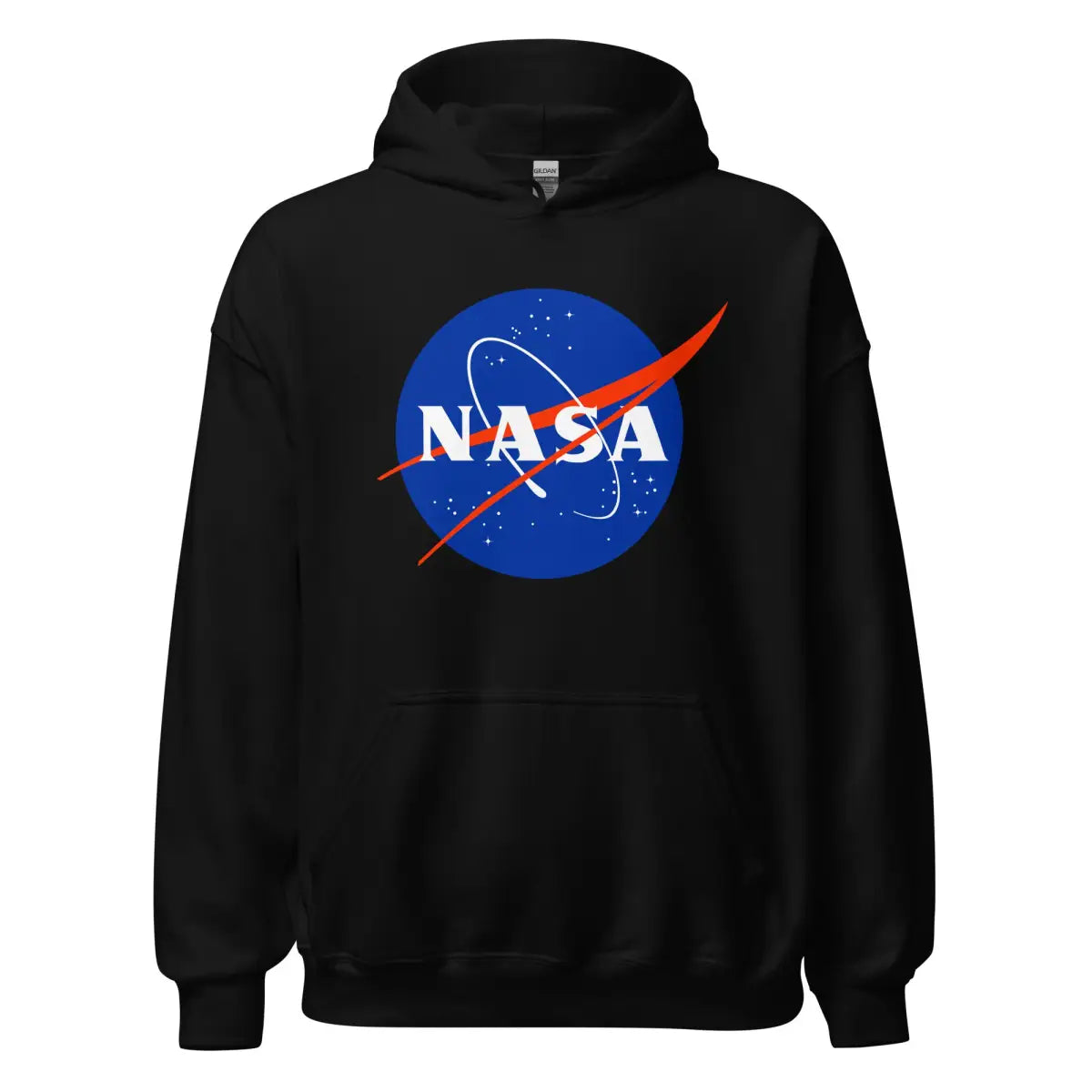 NASA Meatball Logo Hoodie (unisex) - Black / M