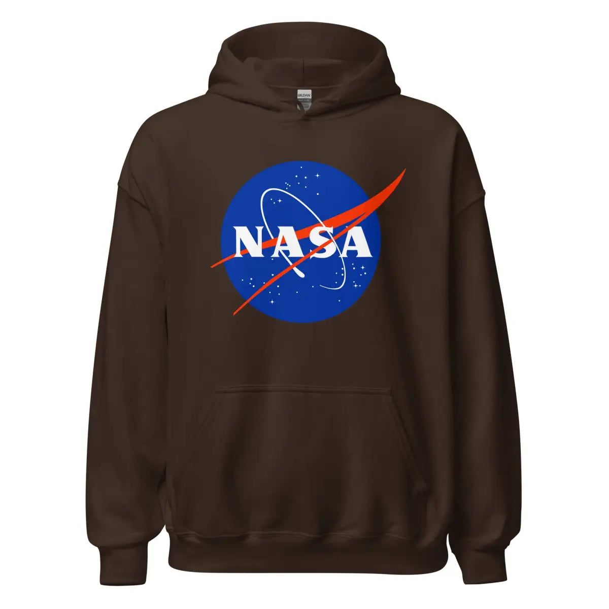 NASA Meatball Logo Hoodie (unisex) - Dark Chocolate / M