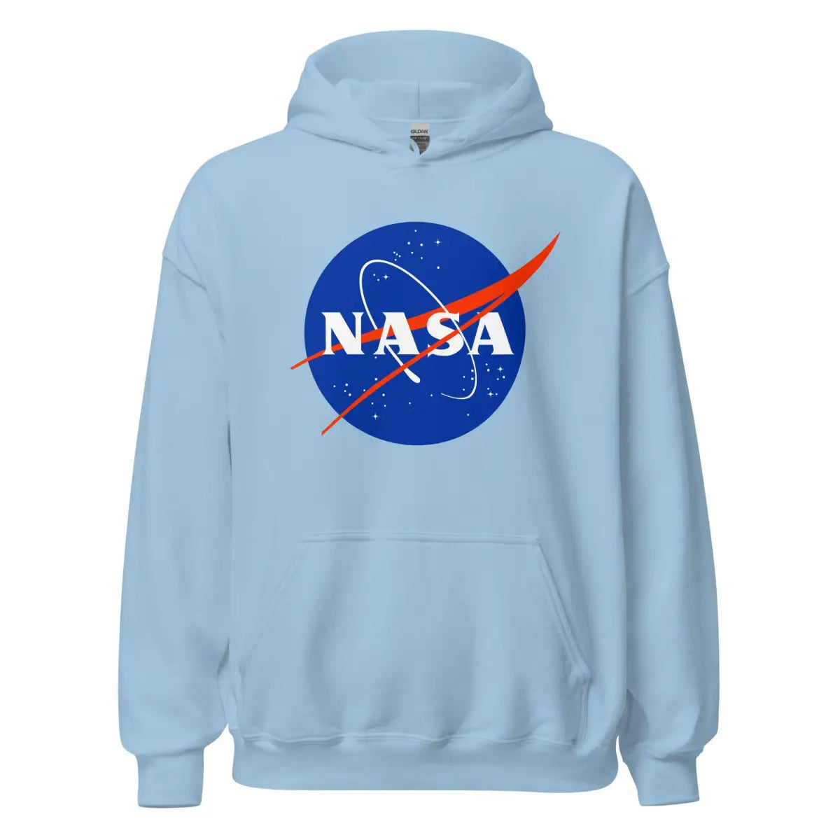 NASA Meatball Logo Hoodie (unisex) - Light Blue / M