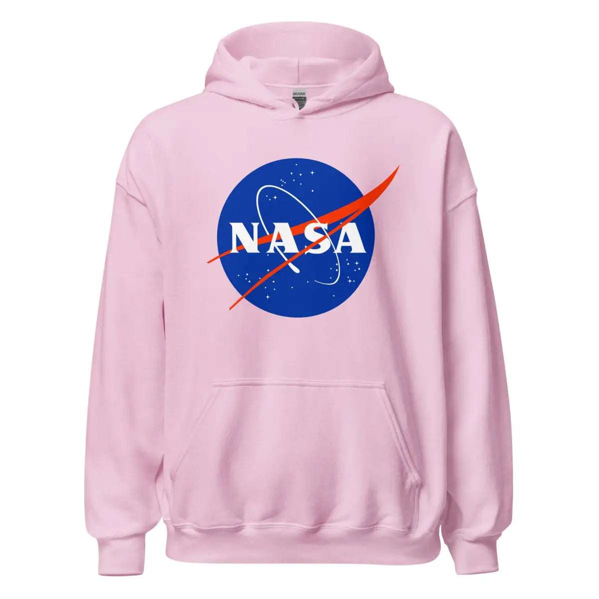 NASA Meatball Logo Hoodie (unisex) - Light Pink / M