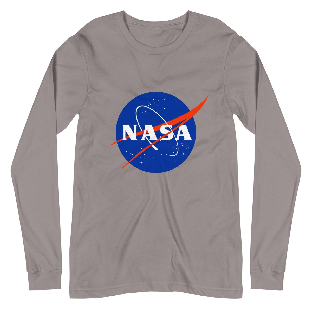 NASA Meatball Logo Long Sleeve T-Shirt (unisex) - Storm - AI Store