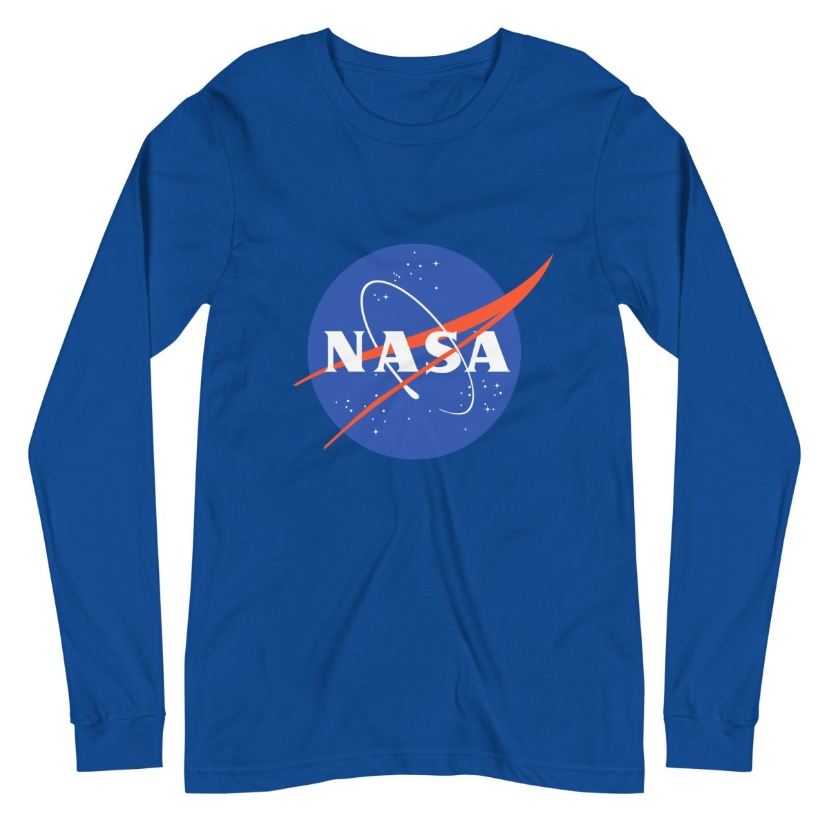 NASA Meatball Logo Long Sleeve T-Shirt (unisex) - True Royal - AI Store