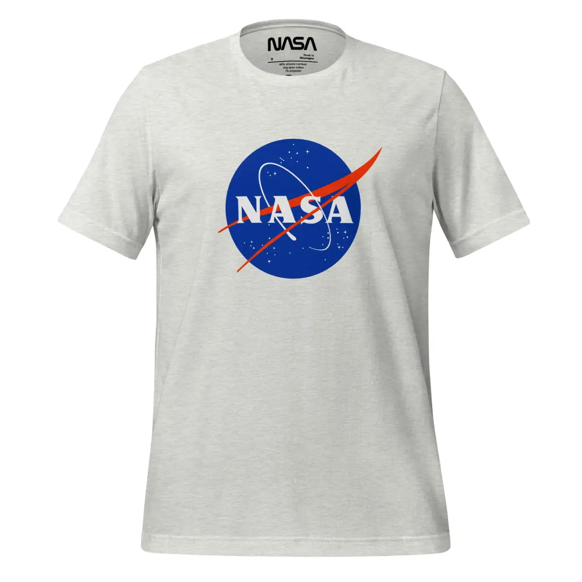 NASA Meatball Logo T-Shirt (unisex) - Ash / M