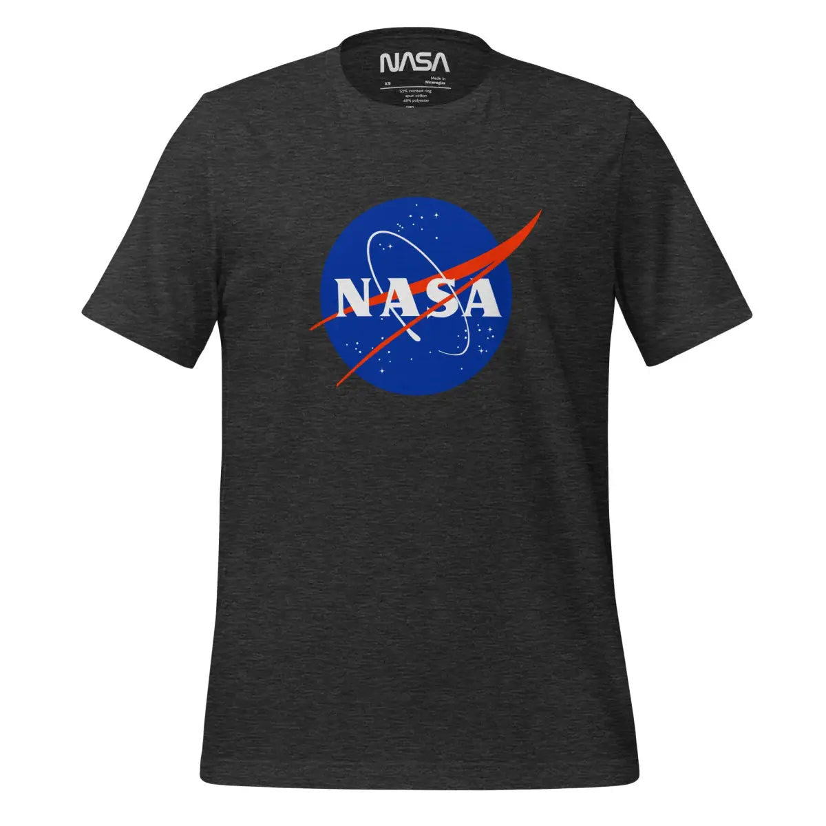 NASA Meatball Logo T-Shirt (unisex) - Dark Grey Heather / M