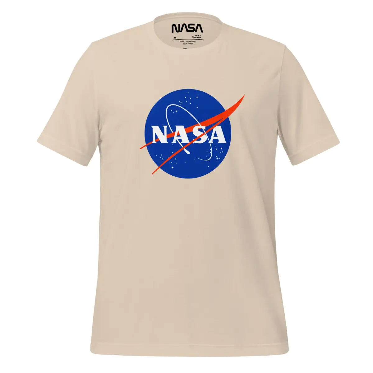 NASA Meatball Logo T-Shirt (unisex) - Soft Cream / M