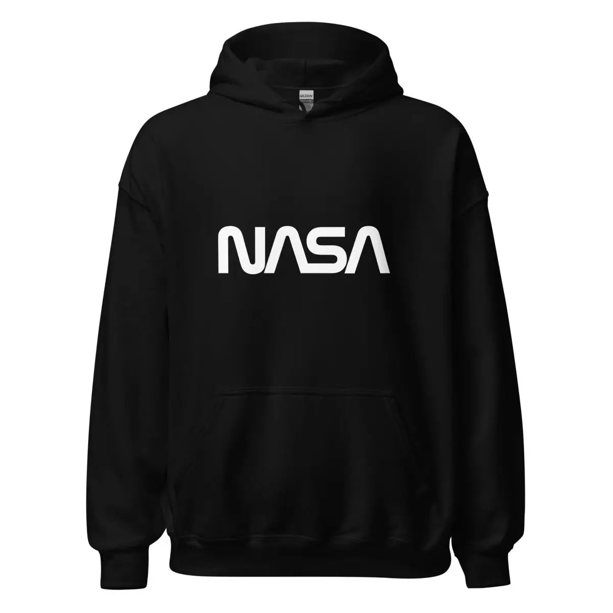 NASA Worm Logo Hoodie (unisex) - Black / M