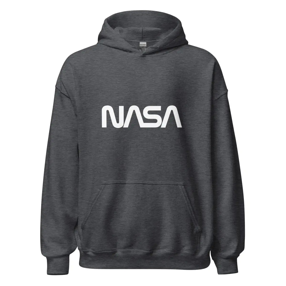 NASA Worm Logo Hoodie (unisex) - Dark Heather / M