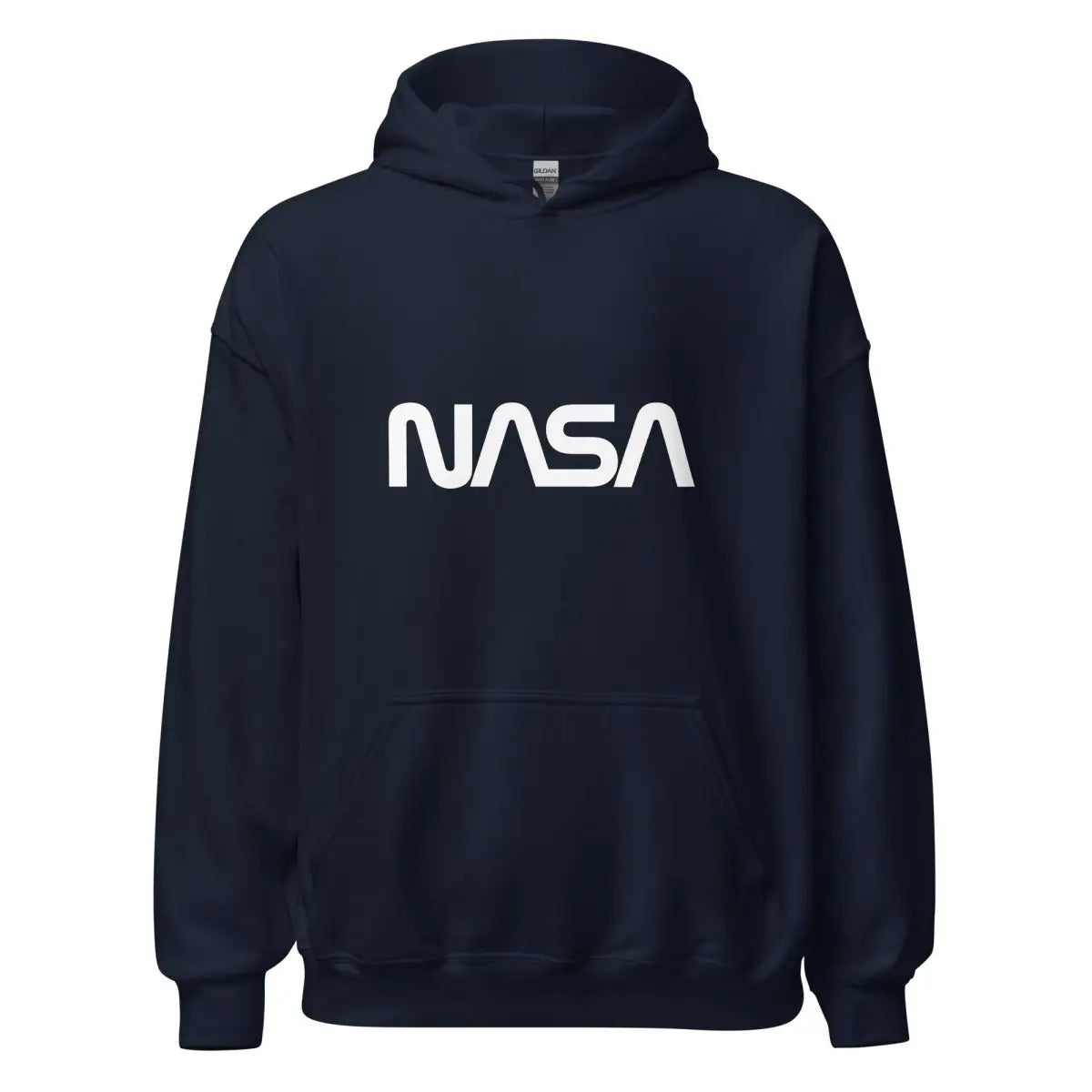 NASA Worm Logo Hoodie (unisex) - Navy / M