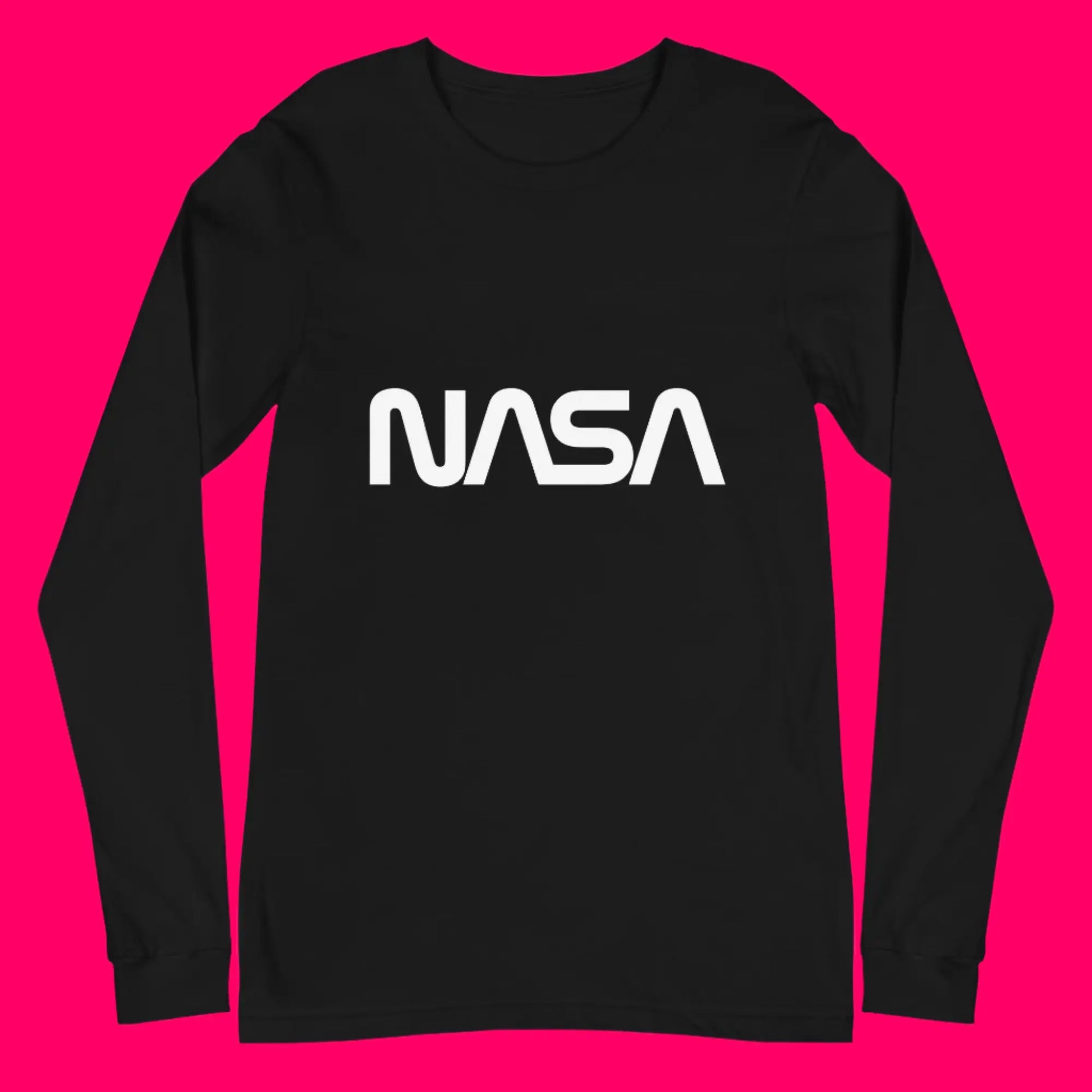 NASA Worm Logo Long Sleeve T-Shirt (unisex)