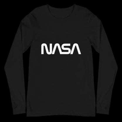 NASA Worm Logo Long Sleeve T-Shirt (unisex)