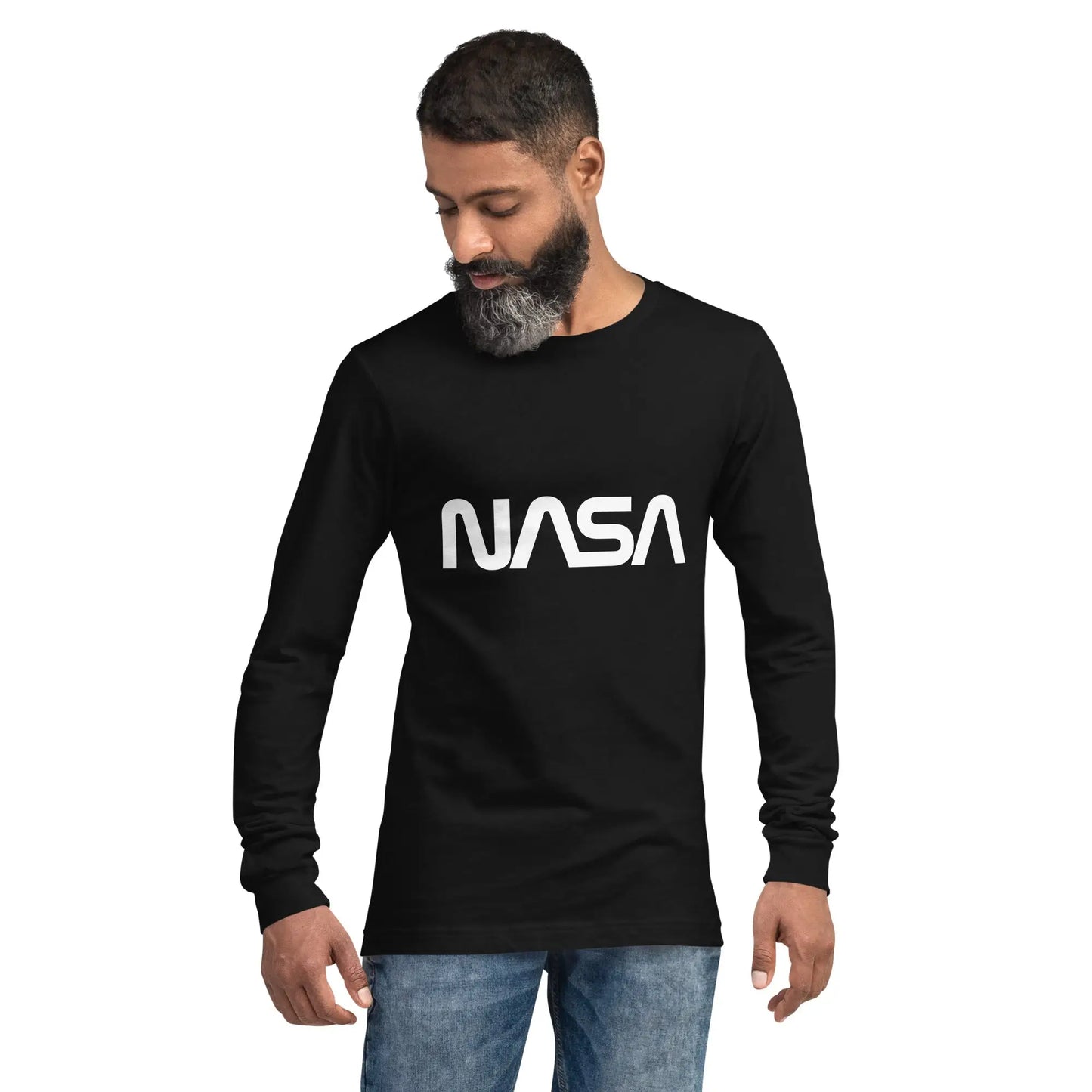 NASA Worm Logo Long Sleeve T-Shirt (unisex)