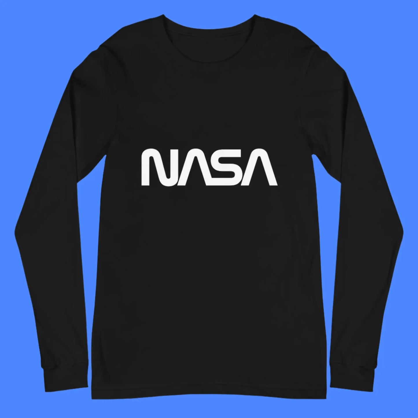 NASA Worm Logo Long Sleeve T-Shirt (unisex)