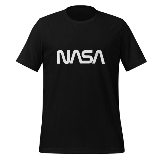 NASA Worm Logo T-Shirt (unisex) - Black - AI Store