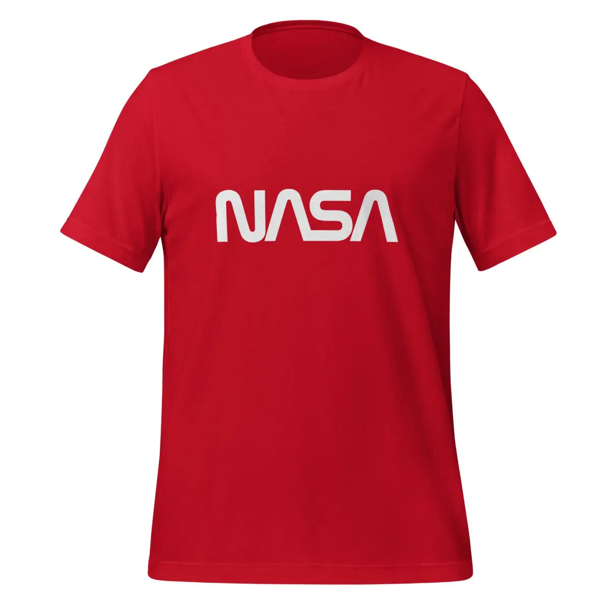 NASA Worm Logo T-Shirt (unisex) - Red / L