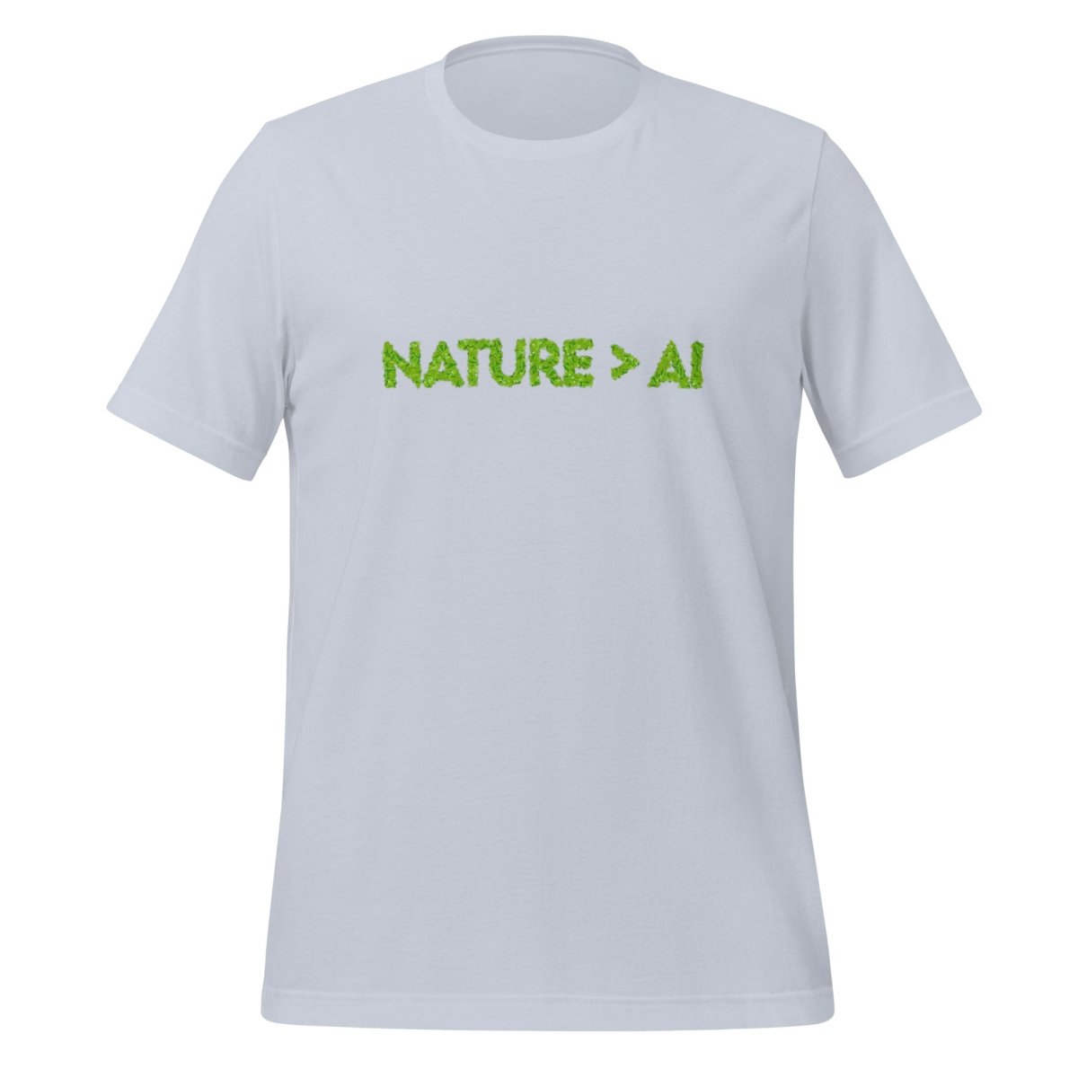 Nature Trumps AI T-Shirt (unisex) - Light Blue - AI Store