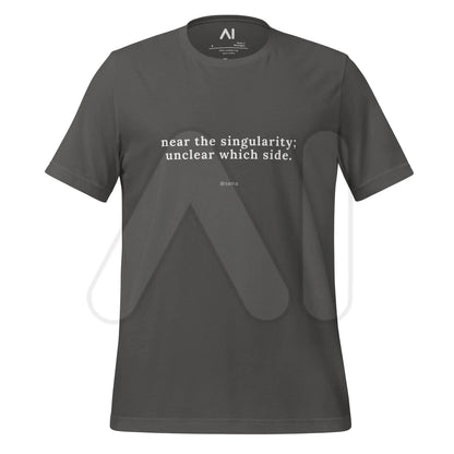 Near The Singularity [@sama] T-Shirt (unisex) - Asphalt / M