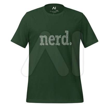 nerd. Dots T-Shirt (unisex) - Forest / M