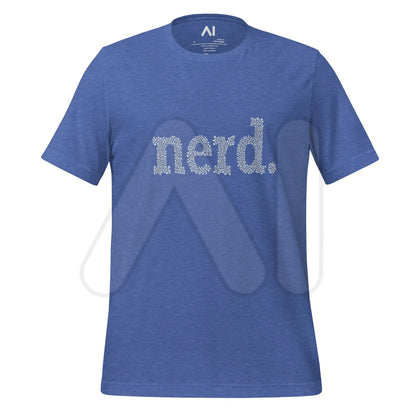 nerd. Dots T-Shirt (unisex) - Heather True Royal / M