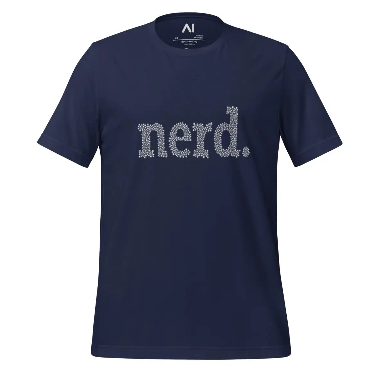 nerd. Dots T-Shirt (unisex) - Navy / M