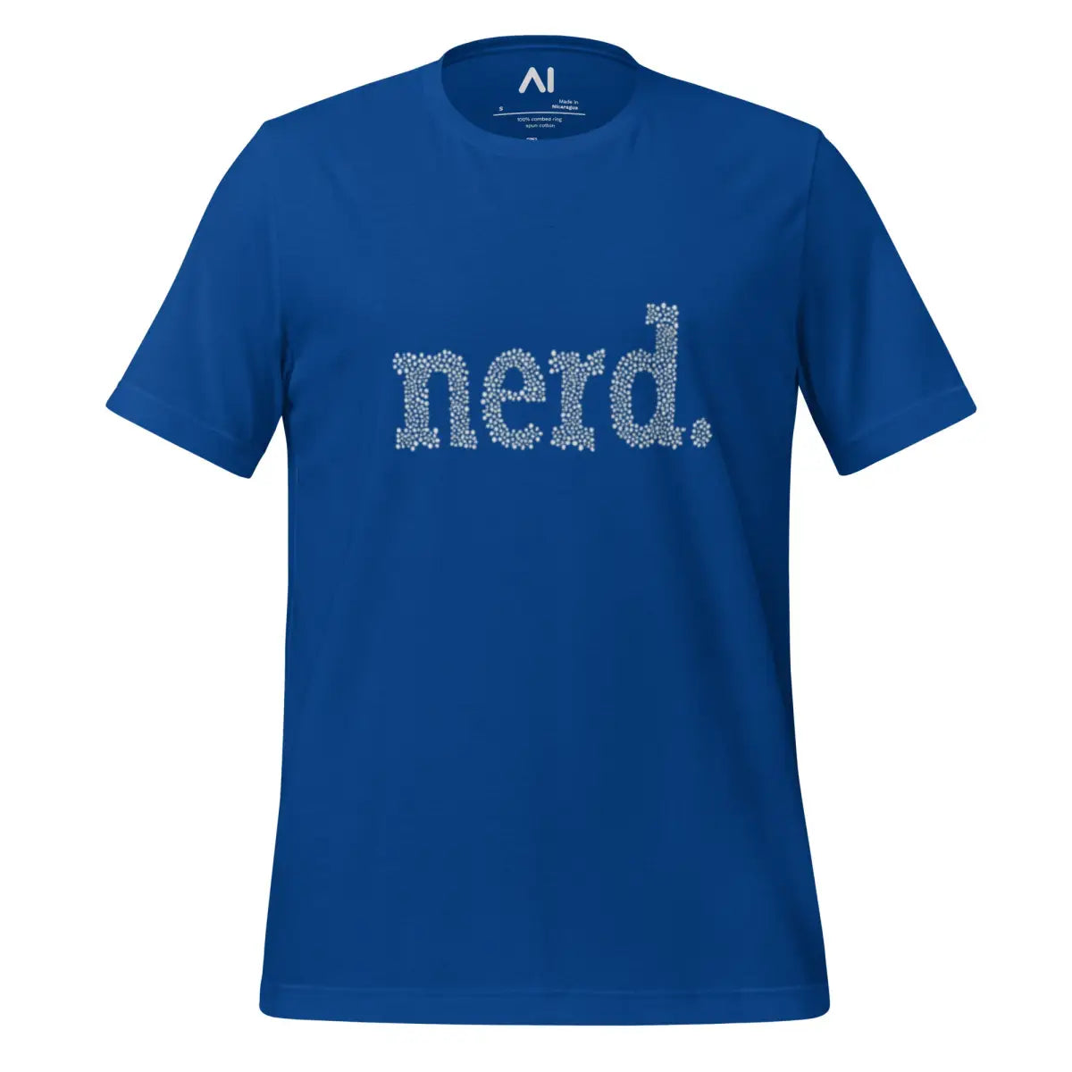 nerd. Dots T-Shirt (unisex) - True Royal / M