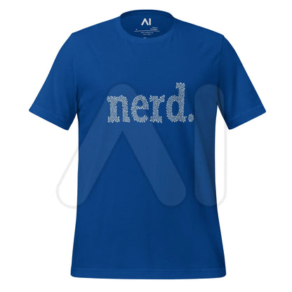 nerd. Dots T-Shirt (unisex) - True Royal / M