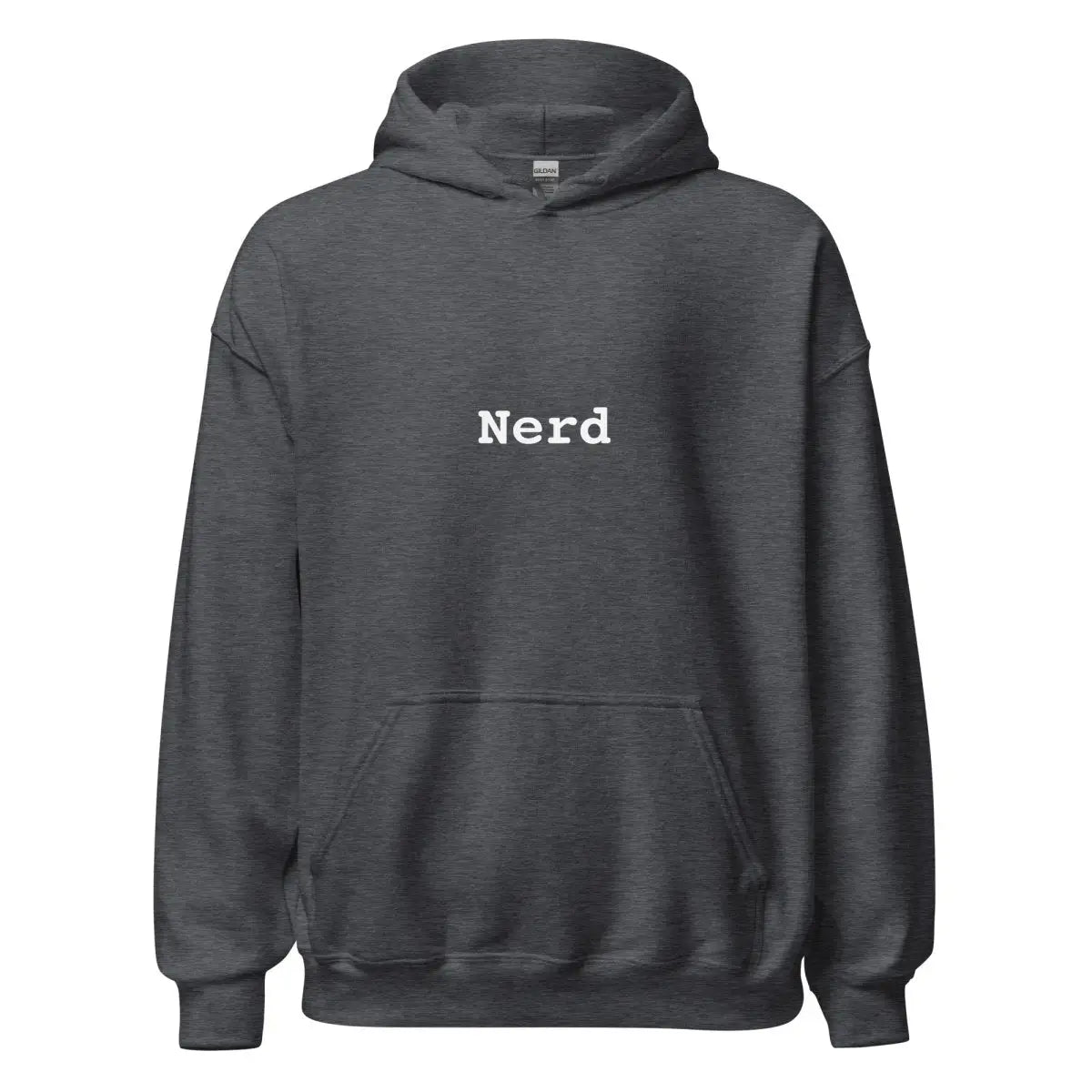 Nerd Hoodie (unisex) - Dark Heather / M