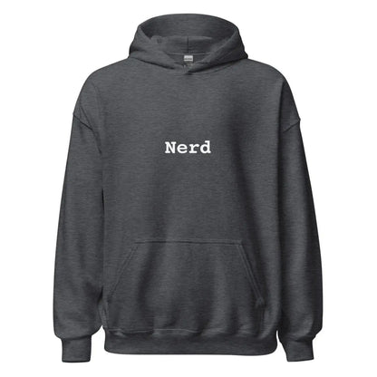 Nerd Hoodie (unisex) - Dark Heather / M