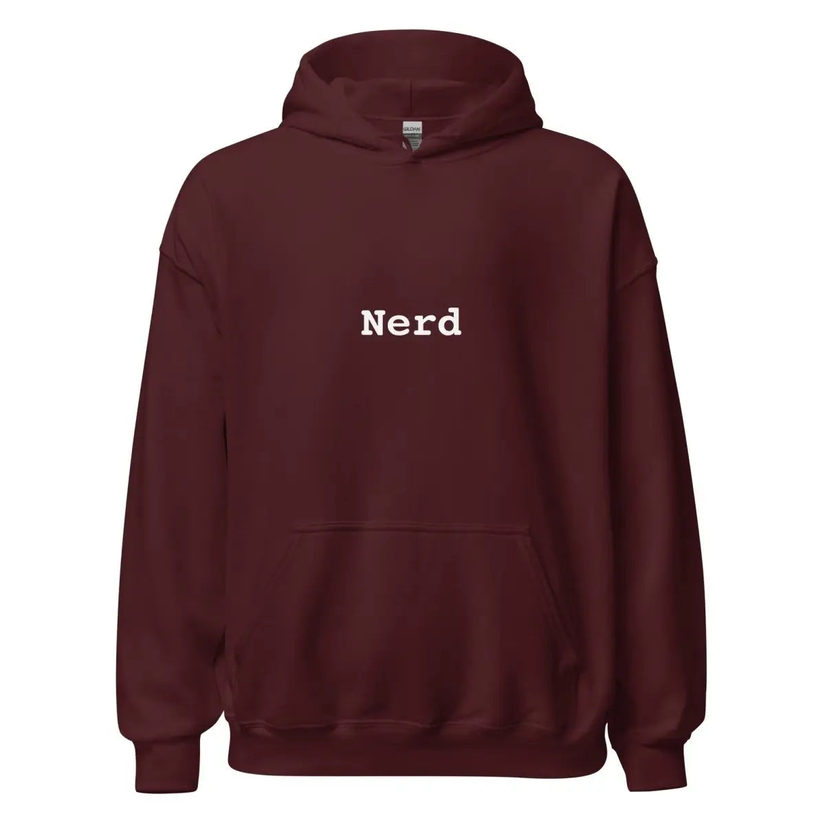 Nerd Hoodie (unisex) - Maroon / M