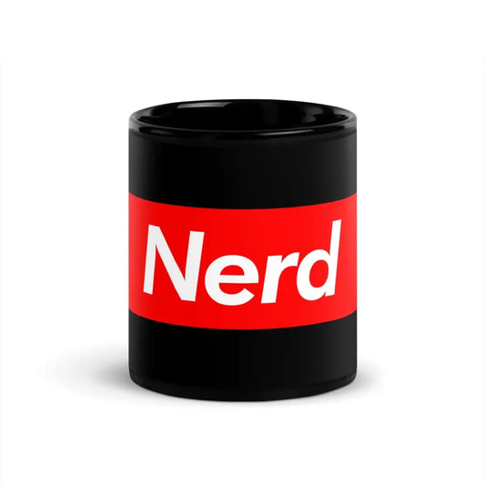 The Nerd Sign Black Glossy Mug 11 Oz.