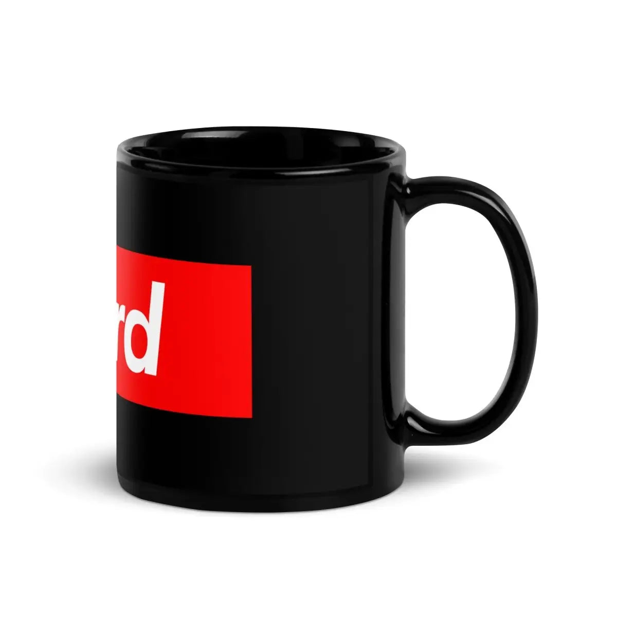 Nerd Sign Black Glossy Mug