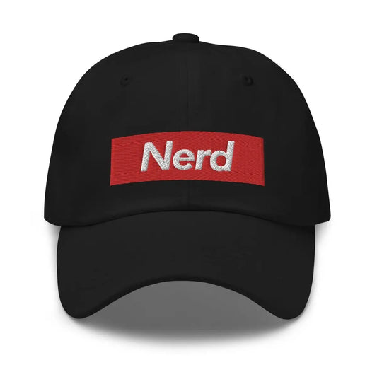 The Nerd Sign Cap Black.