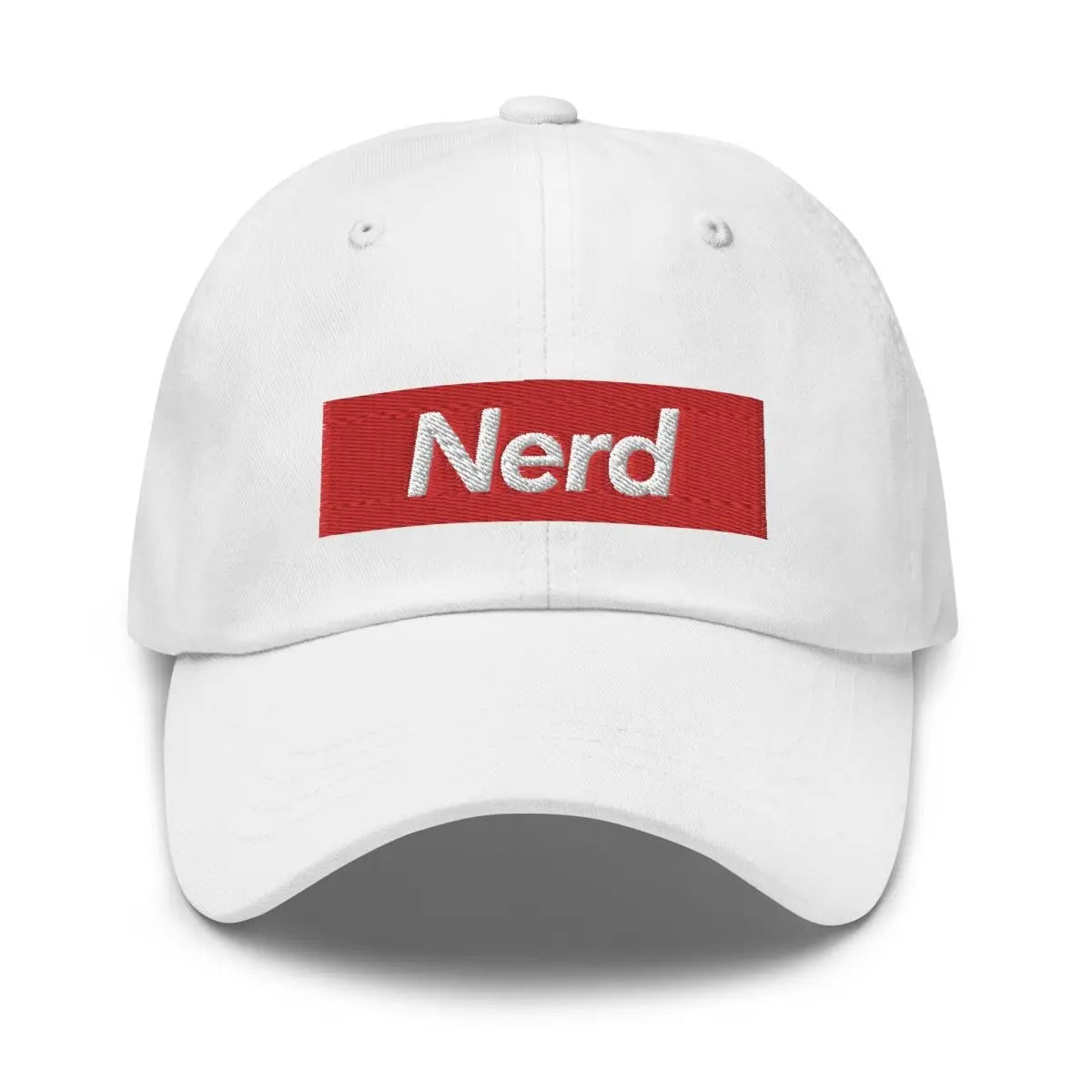 Nerd Sign Cap - White