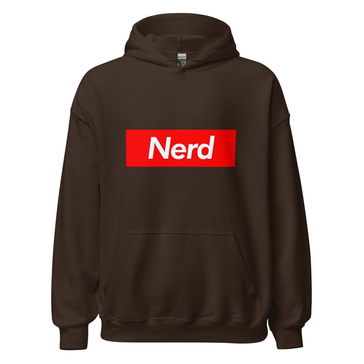 Nerd Sign Hoodie (unisex) - Dark Chocolate - AI Store