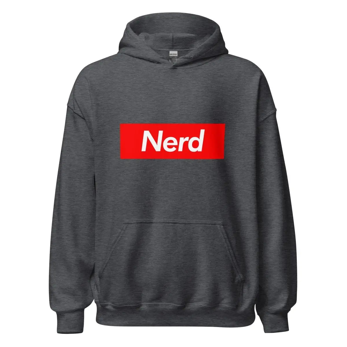 Nerd Sign Hoodie (unisex) - Dark Heather / M