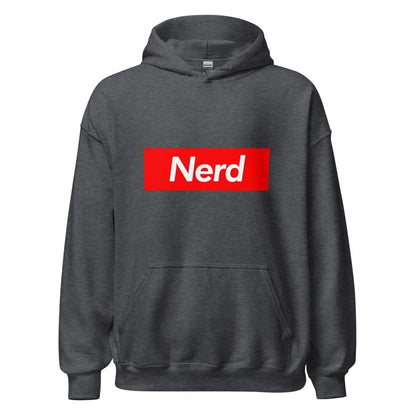 Nerd Sign Hoodie (unisex) - Dark Heather / M