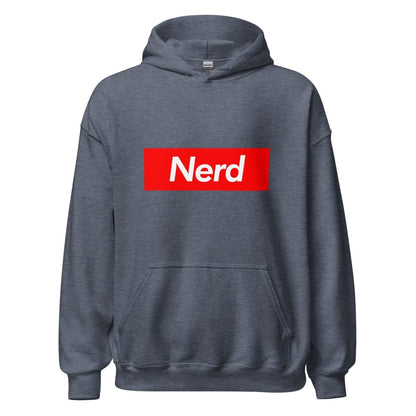 Nerd Sign Hoodie (unisex) - Heather Sport Dark Navy - AI Store