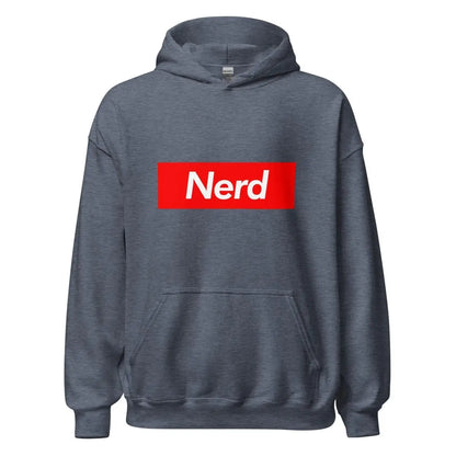 Nerd Sign Hoodie (unisex) - Heather Sport Dark Navy / M